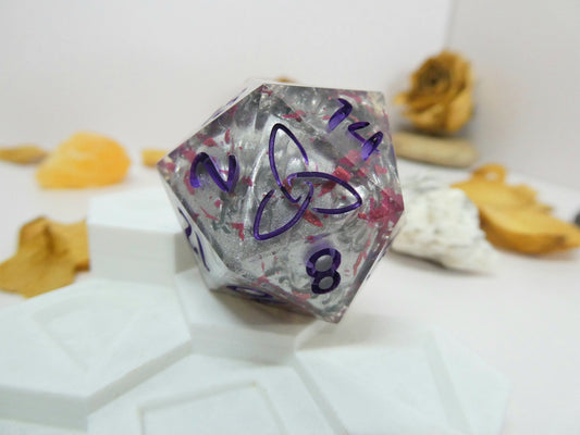 Silver Tongued Killer Oversized d20